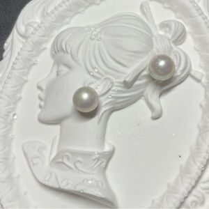 S925 Freshwater Pearl Stud Earrings
